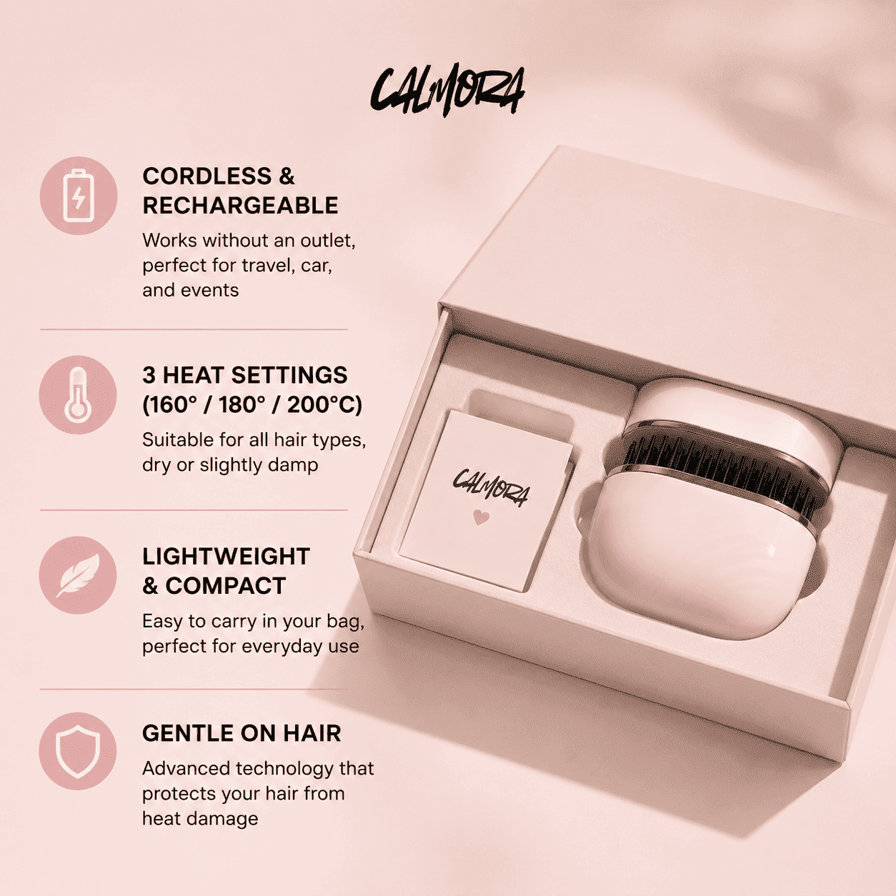 Сalmora™  Mini Straightener