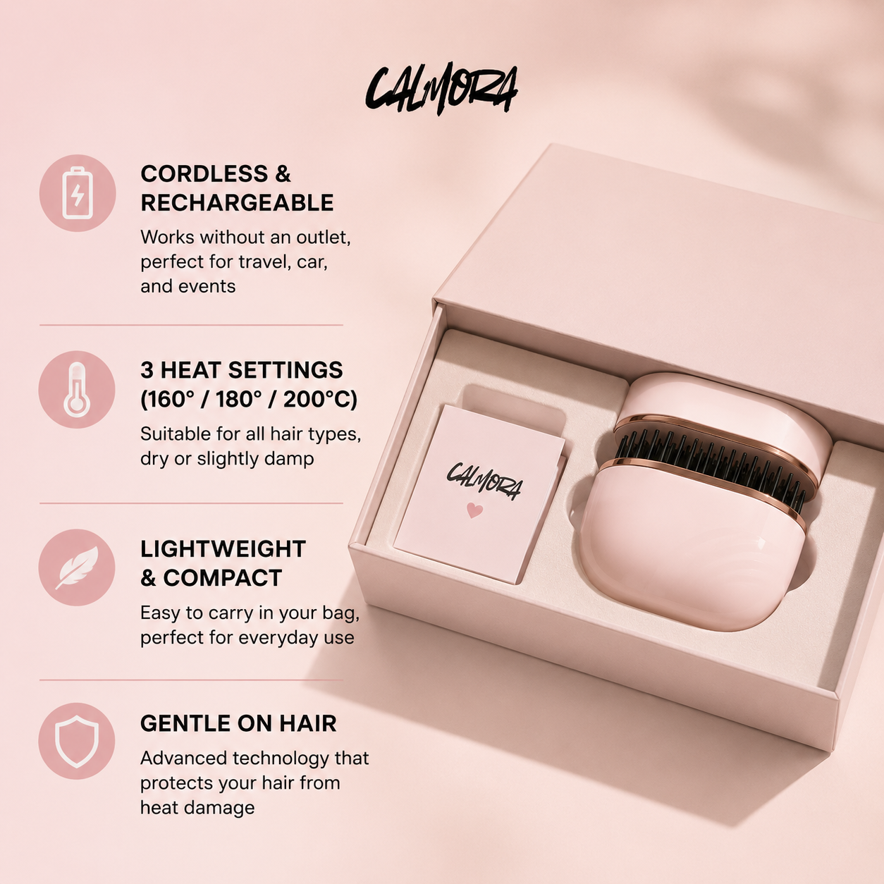 Сalmora™  Mini Straightener
